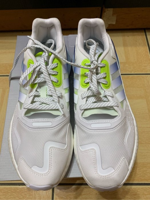 ADIDAS Originals DAY JOGGER白藍綠配色BOOST慢跑運動鞋 US:9號 27公分 GW4912無原鞋盒 便宜賣