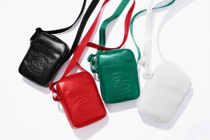 日貨代購CITY】2018SS Supreme LACOSTE BOX LOGO SHOULDER BAG 小包