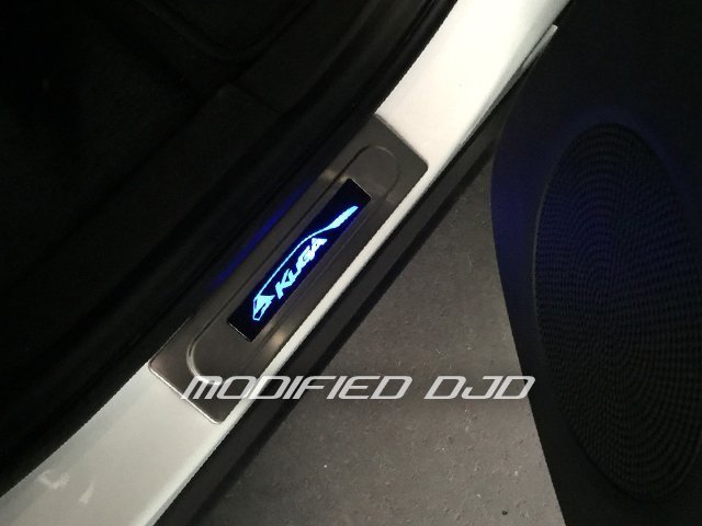 DJD FO-I0363 福特 FORD KUGA 2013~ 迎賓踏板 側踏板 門檻 冷光 藍光 ECOSPORT