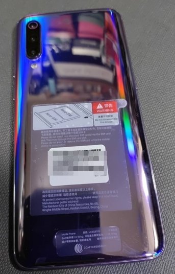 小米mi 9手機 m1902f1g 6GB/128GB 紫 外觀良好 鎖機零件料件機