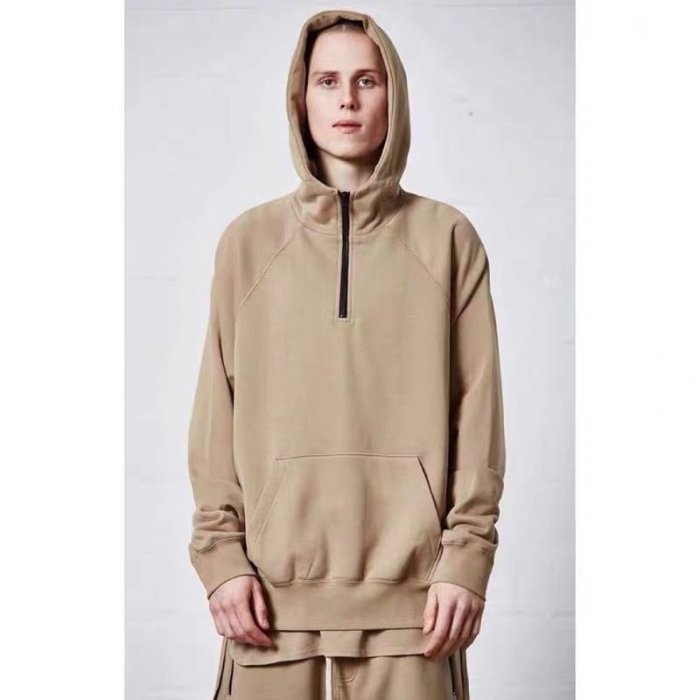 FOG＆FEAR OF GOD Essentials半拉鍊衛衣帽衫