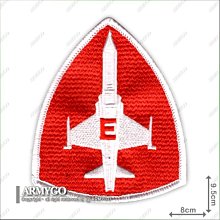 【ARMYGO】空軍F-5E戰機機種章 (紅色款)