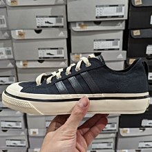 南◇2022 6月 Adidas OG NIZZA RF 74 黑 帆布鞋 低筒 奶油底 三葉草 男女 GX8485