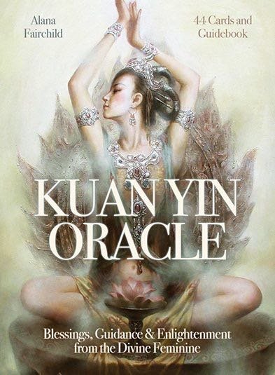 【預馨緣塔羅鋪】現貨正版觀音神諭卡Kuan Yin Oracle Card(全新44張)(含中文說明書）