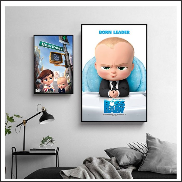 日本製畫布 電影海報 寶貝老闆 The Boss Baby 掛畫 嵌框畫 @Movie PoP 賣場多款海報#