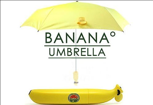 創意香蕉傘 Banana 耐用骨架創意禮物 交換禮物 三摺傘 cosplay 搞笑 雨傘 聖誕節 妖怪手錶【HO08】