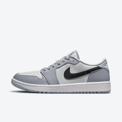 代購】Air Jordan 1 Low Golf Wolf Grey 灰白低幫休閒百搭滑板鞋男鞋