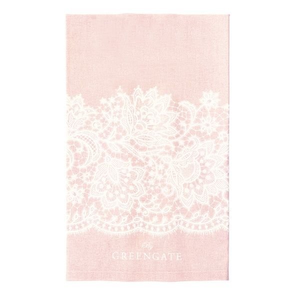 GreenGate Tea Towel Liva Pink