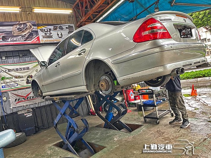 賓士 BENZ Brabus E-Class W211 氣壓避震 彈簧避震 壁虎 GECKO避震器 高低軟硬可調 街道版