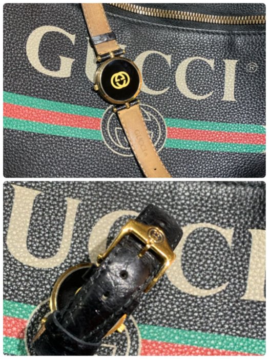 Gucci 稀少復古石英腕錶 vintage 大款