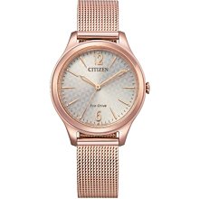 CITIZEN 星辰 Eco-Drive光動能 典雅大方米蘭時尚腕錶(EM0508-80X)/32mm