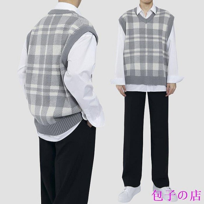 【熱賣精選】Plaid Vest Sweater / 3 Colors