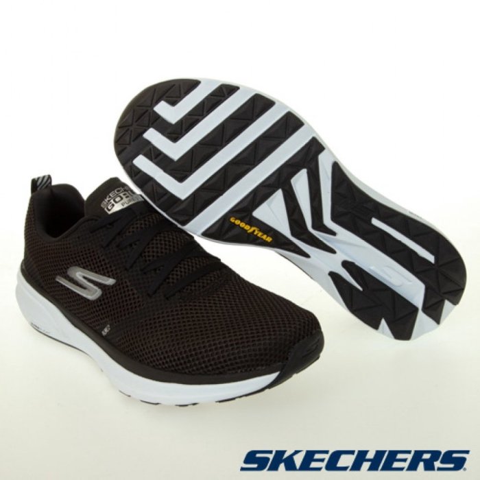 SKECHERS 男慢跑系列 GORUN PURE 2 固特異橡膠大底 透氣 舒適246012BKW