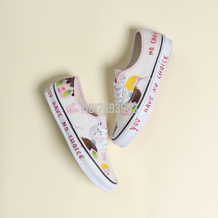 Vans Og Authentic L 藝術家 大眼仔 塗鴉帆布滑板鞋VN0A4BV96Z6 男女鞋