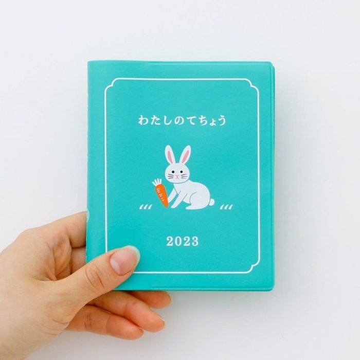 乾媽店。日本製hightide 2023 生肖兔年我的兔年手帳行事曆手帳本軟殻書 