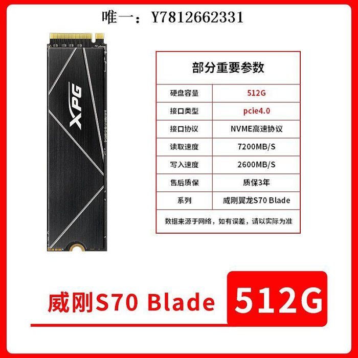 電腦零件威剛sp580/S20/S70Blade 120G/256G/512G/1TB M.2/sata/nvme固態筆