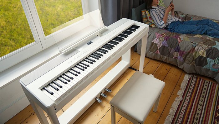小叮噹的店 - KAWAI ES520 88鍵 便攜式 電鋼琴 數位鋼琴 舞台型 單主機 黑白兩色