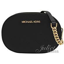 【茱麗葉精品】全新精品 MICHAEL KORS 專櫃商品 JET SET TRAVEL防刮斜背小鍊包.黑 現貨