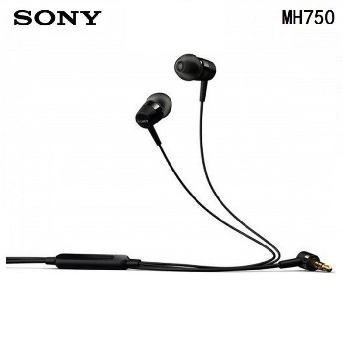 【送耳機硬殼】MH750 SONY MH-750 耳機 3.5mm 入耳式 線控式 XP XZ Z5P Z2 Z3 ZU