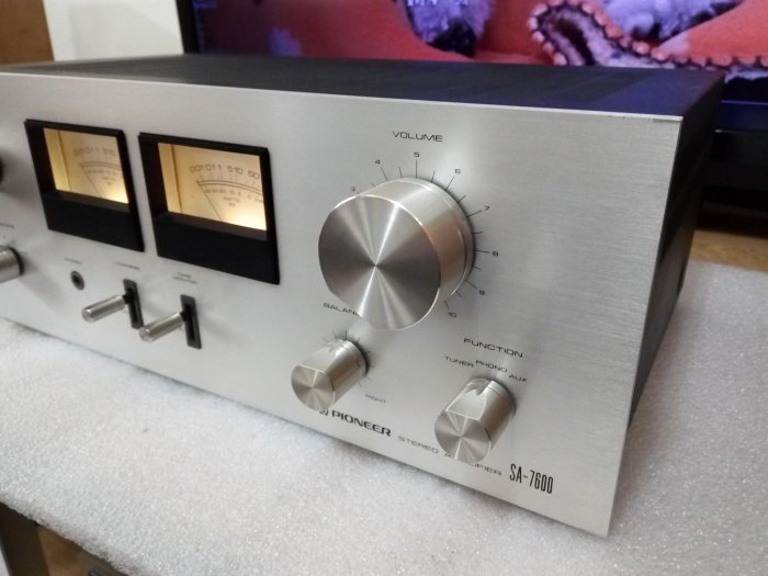 PIONEER SA-7600 先鋒古典雙錶擴大機日本製功能正常極新美品| Yahoo