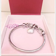 小花花日本精品♥ Hello Kitty 甜蜜約定 手鍊 手環 飾品 情人禮物 Bling閃亮亮大臉愛心00805803