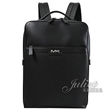 【茱麗葉精品】全新商品 MICHAEL KORS 專櫃商品 COOPER 水波紋皮革商旅後背包.黑 現貨