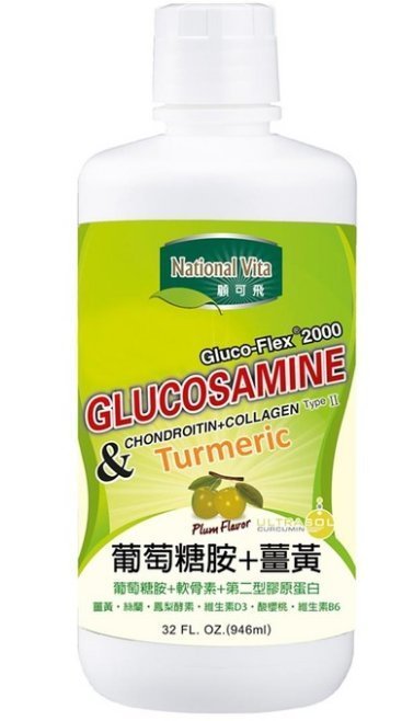 【好市多COSTCO 代購】 顧可飛2000葡萄糖胺薑黃素(液態食品) 946毫升/瓶