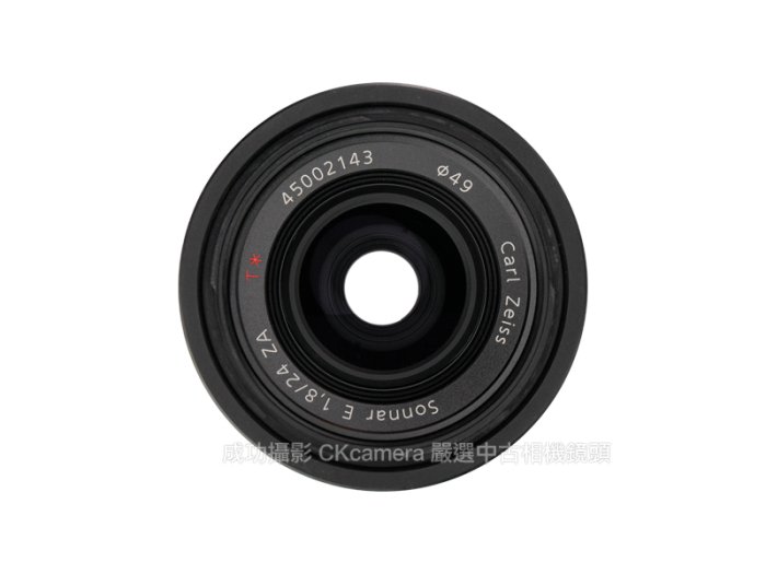 成功攝影  Sony E 24mm F1.8 ZA 中古二手 蔡司 小廣角定焦鏡 大光圈 街拍 保固七天 24/1.8 參考 a6400 a6600