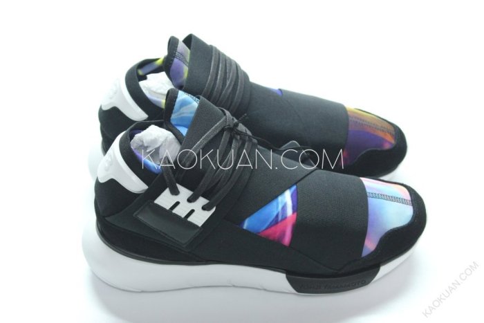 【高冠國際】現貨 ADIDAS Y-3 QASA HIGH SNEAKERS 黑藍彩 星空 渲染 忍者鞋 AQ2544