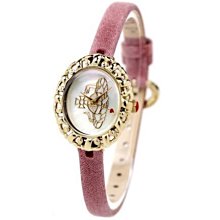 現貨 可自取 Vivienne Westwood 手錶 英國 ORB LOGO 復古刻花 大土星 女錶 生日 禮物 VV005CMPK