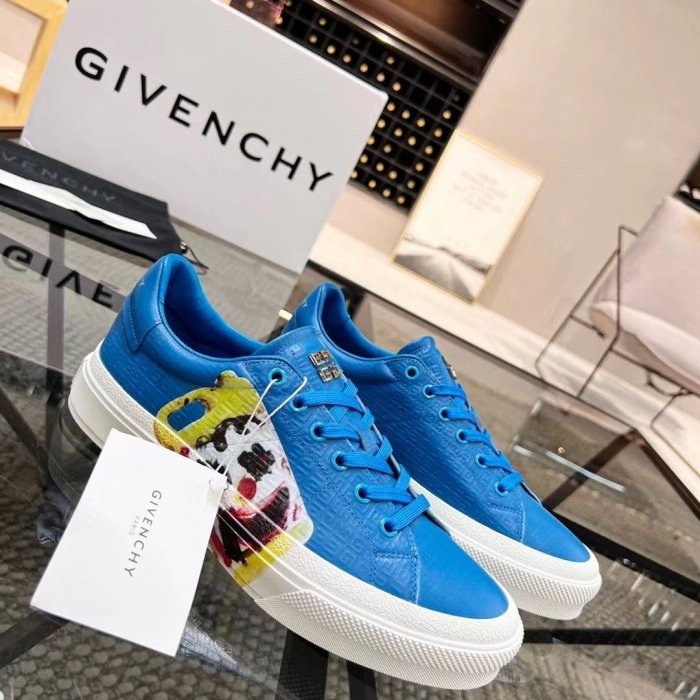 新品Givenchy紀梵希2022年簡約真皮鞋子日常休閑運動鞋低幫平底鞋促銷