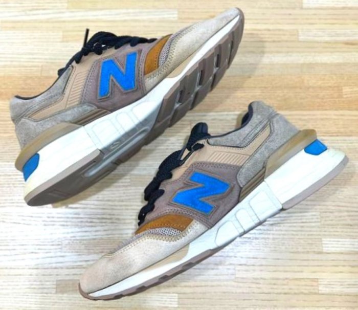 BLACK極新KITH x NONNATIVE x NEW BALANCE 美製997S大地色沙色奶茶色慢跑鞋