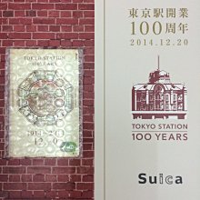 【現貨！下標就出貨！】日本 JR 東京車站開業 100周年 紀念 Suica (西瓜卡)