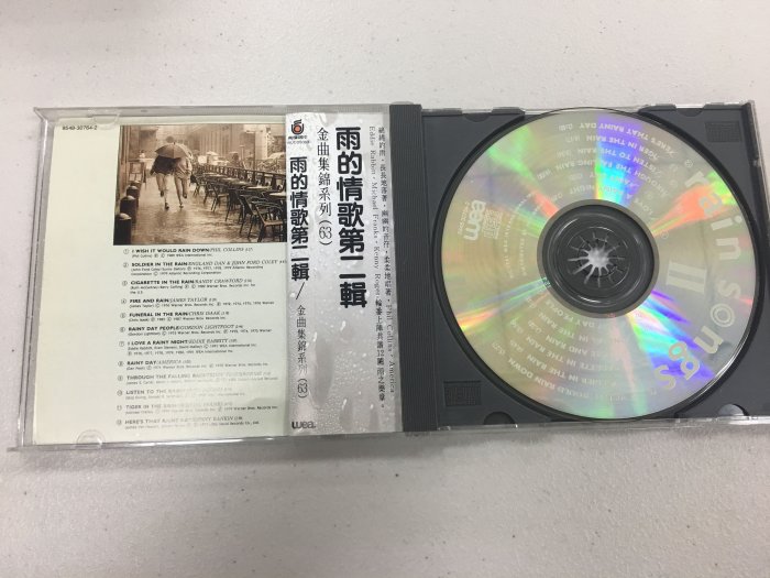 金曲集錦系列 雨的情歌第二輯 極新二手CD