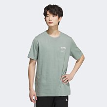 限時特價 南🔥2024 5月 ADIDAS  Sportswear 短袖上衣 短T 棉質 反光 男款 灰綠 JI9078