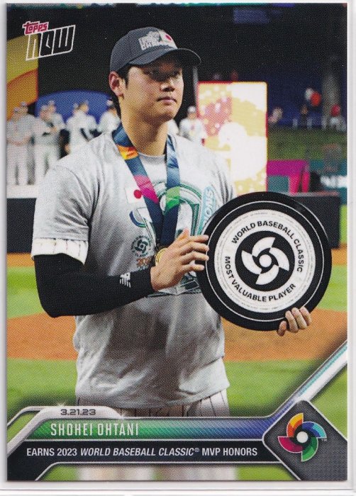 2023 Topps Now WBC 世界棒球經典賽大谷翔平Shohei Ohtani MVP