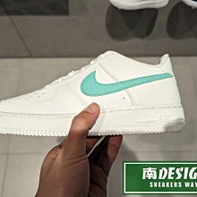 南🔥2024 1月 Nike Air Force 1 GS 緩震 氣墊 休閒 大童 女款 薄荷綠白 DV7762-104