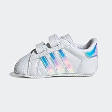 南🔥2023 6月 ADIDAS OG SUPERSTAR 反光 炫彩 防滑 魔鬼氈 小童 白 BD8000