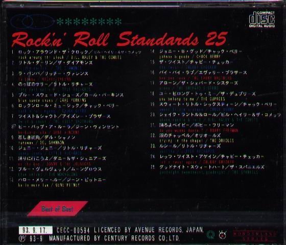 K - Vintage oldies Rock&#39;n Roll Standards 25 日版 CD BILL HALEY