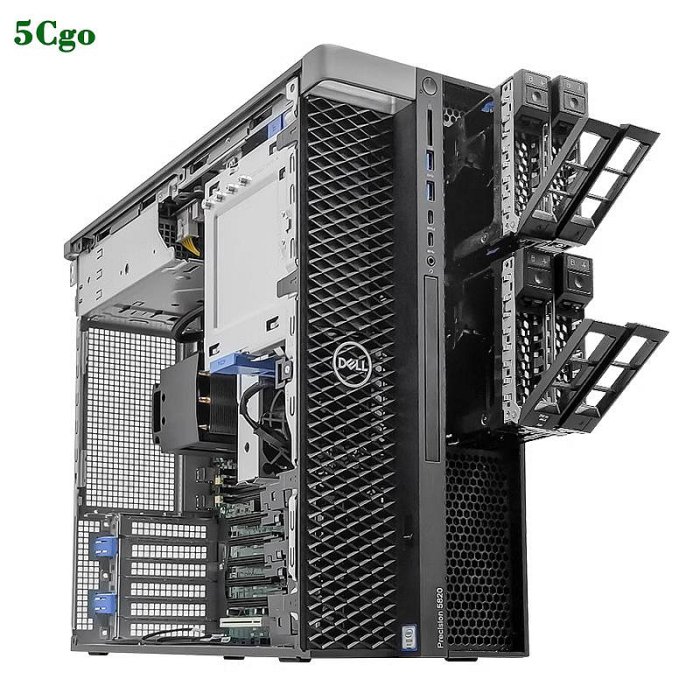 5Cgo【含稅】Dell/戴爾 T5810 T5820塔式圖形工作站桌上型電腦伺服器24核心設計師建模渲染DDR4主機