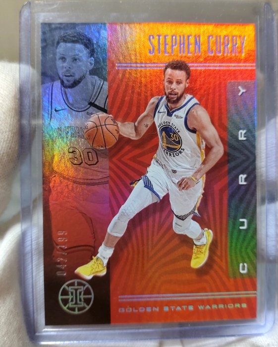 KV卡站 2019-20 Panini Illusions Stephen Curry 柯瑞 RED 限量199張