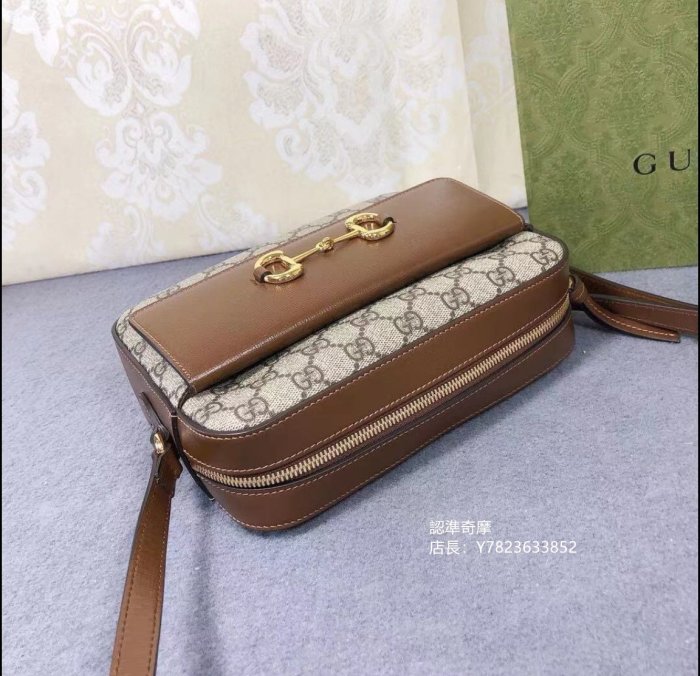 二手正品 GUCCI 古馳 馬銜扣1955系列 相機包 經典女包 肩背包 斜背包 現貨 645454