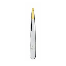 【易油網】ZWILLING TWEEZERS 雙人牌 鍍金不銹鋼修眉夾 #78159-001