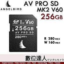 【數位達人】Angelbird 天使鳥 AV PRO SD MK2 V60 256GB 專業影像記憶卡 SDXC UH