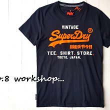 ☆【SD男生館】☆【SUPERDRY極度乾燥LOGO龜裂感印圖短袖T恤】☆【SD001S1】(M)