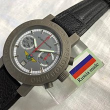 ((( 格列布 ))) 俄國 巴留特 ( 斯度曼斯奇 )  ss-20  太空飛行計時鈦錶 *灰面