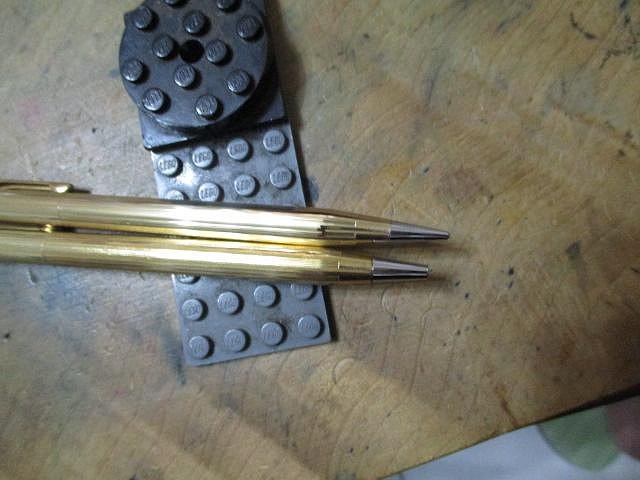 CROSS 1/20 10KT GOLD FILLED包金原子筆0.9mm鉛筆組（一元起標無底）