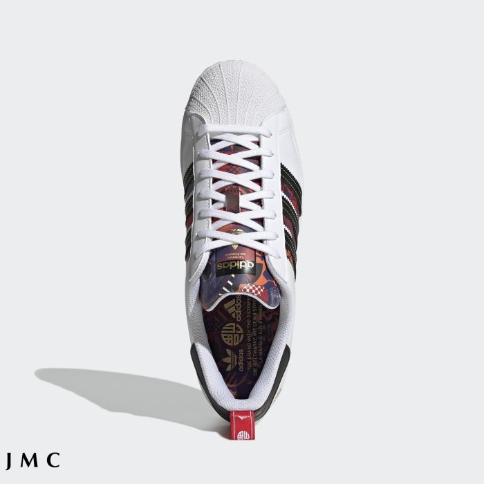 ADIDAS ORIGINALS SUPERSTAR CNY 黑白紅 福 休閒板鞋 男女鞋 Q47184