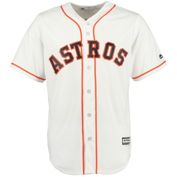 George Springer Majestic White Home Cool Base Player Jersey