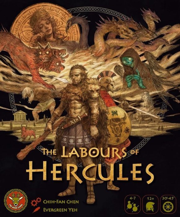 【陽光桌遊】 (限時特價+送促銷卡)海格力士的試煉 The Labours of Hercules 繁中版